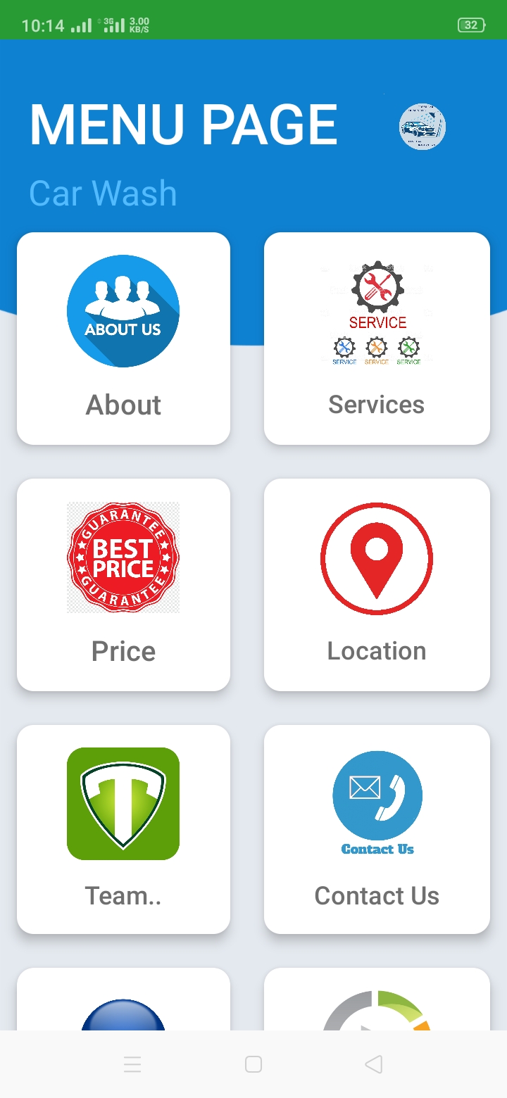 Car Washing App
