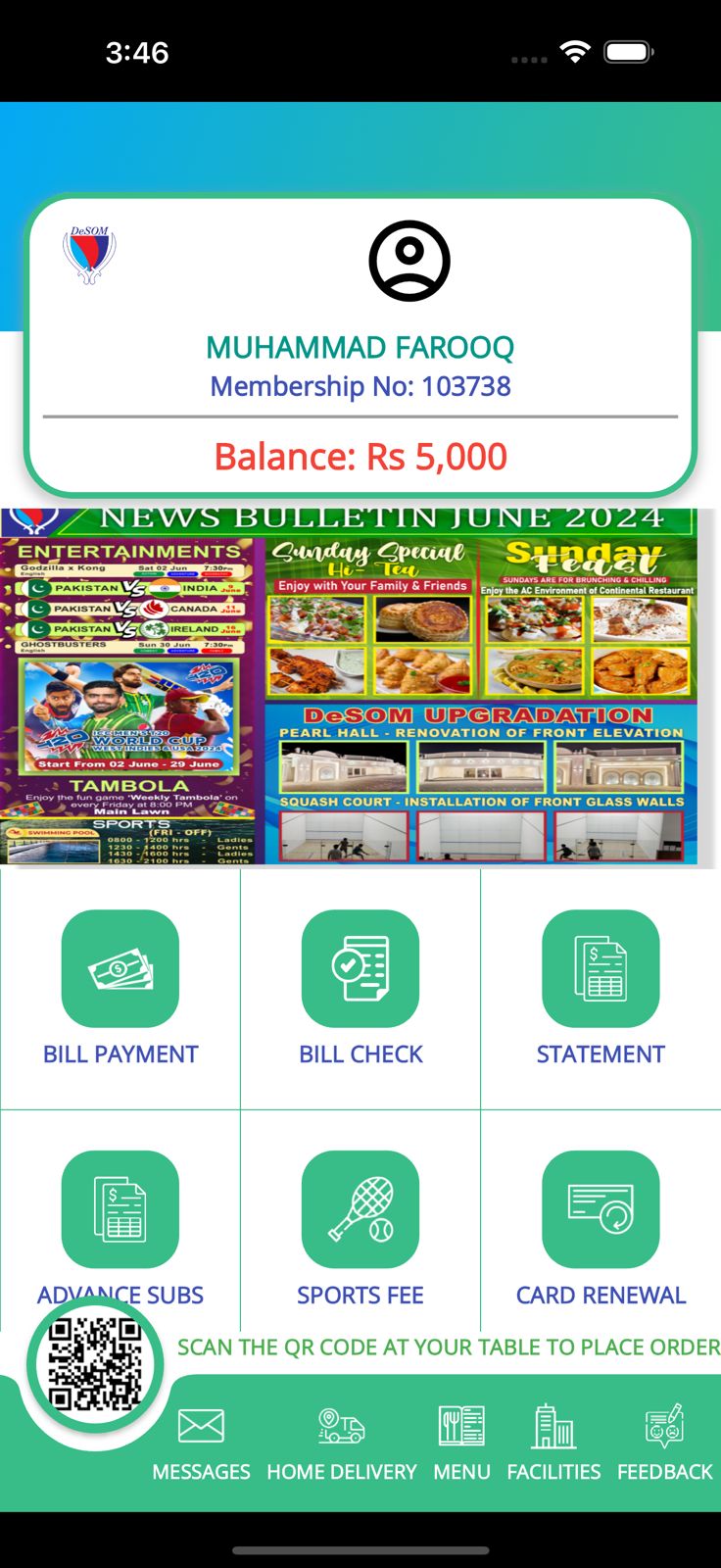 DeSom Resturant App