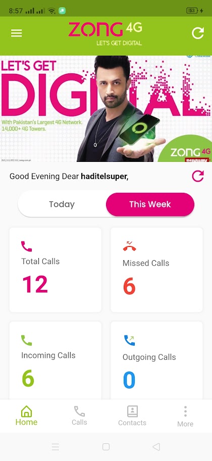 ZONG 4G Cap